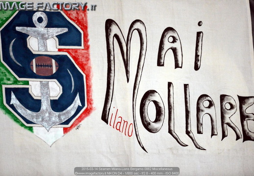 2015-03-14 Seamen Milano-Lions Bergamo (34-0)